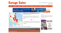 Desktop Screenshot of garage-sales.co.nz